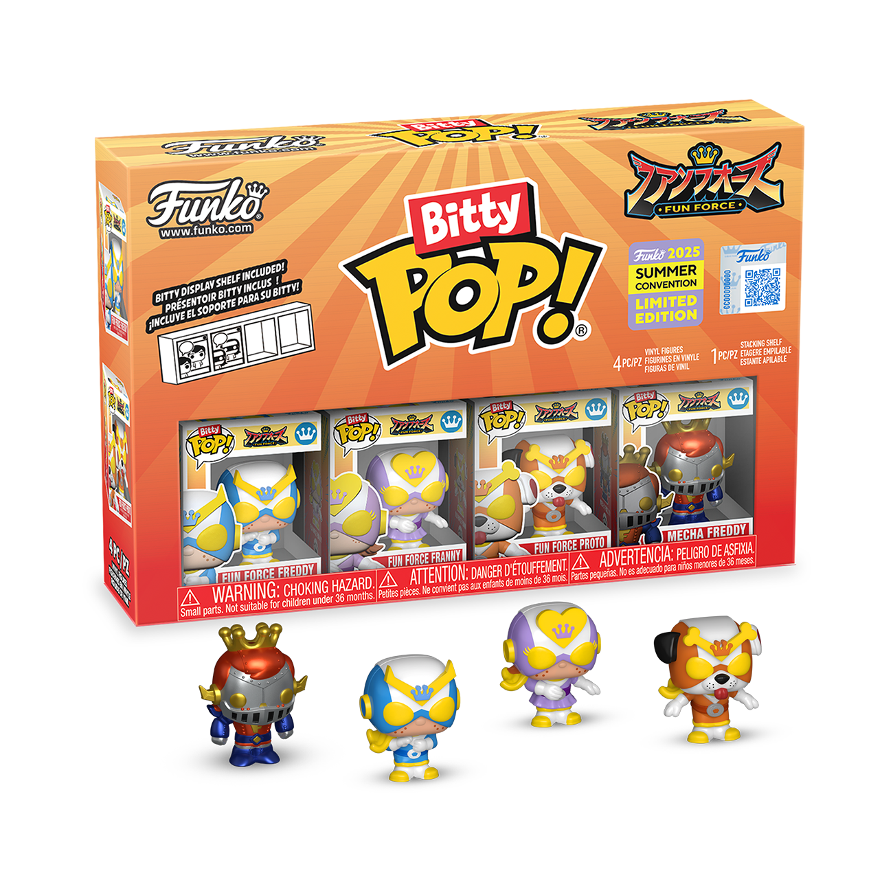 Bitty Pop! Fun Force 4-Pack