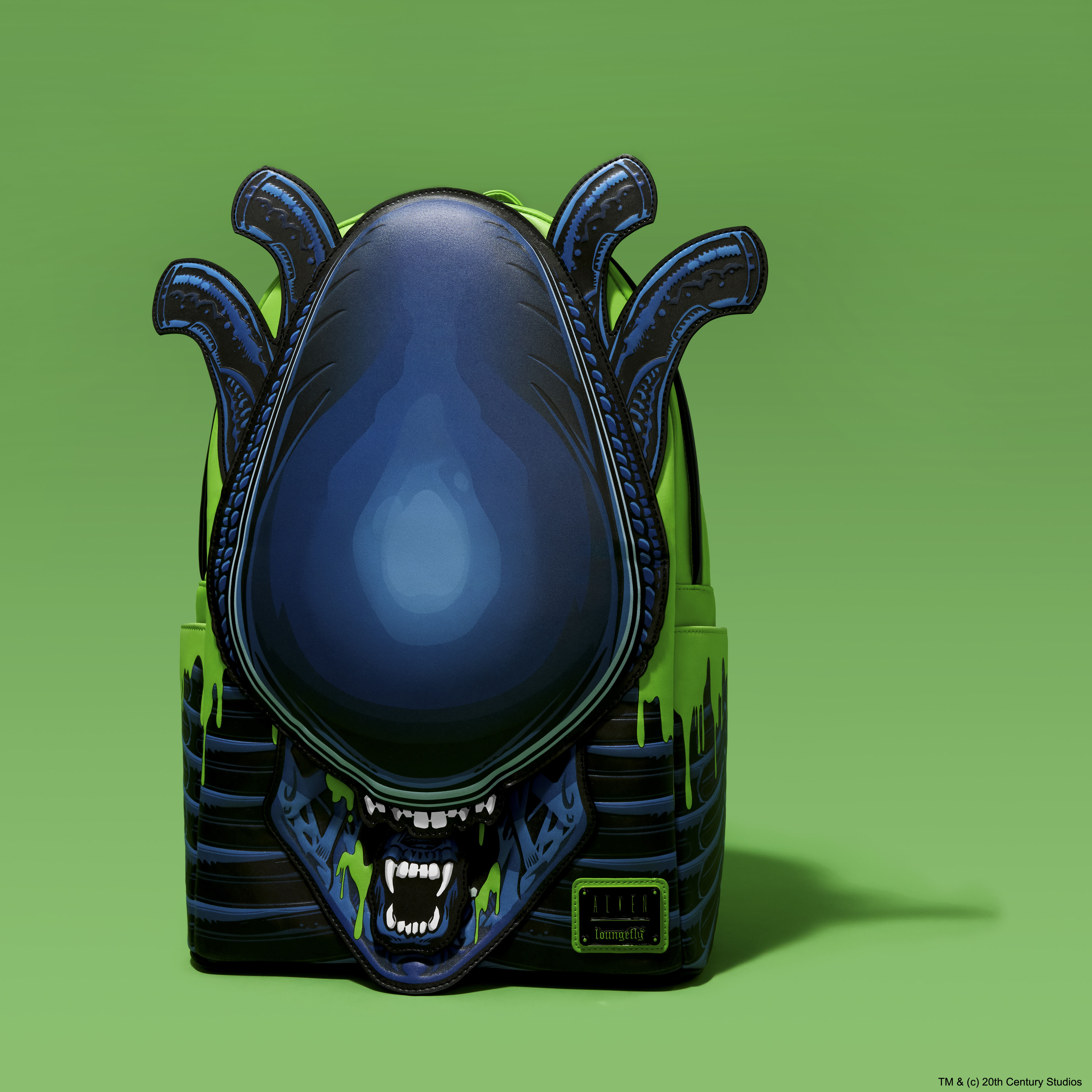 Alien Xenomorph Cosplay Glow Full-Size Backpack - Image 3