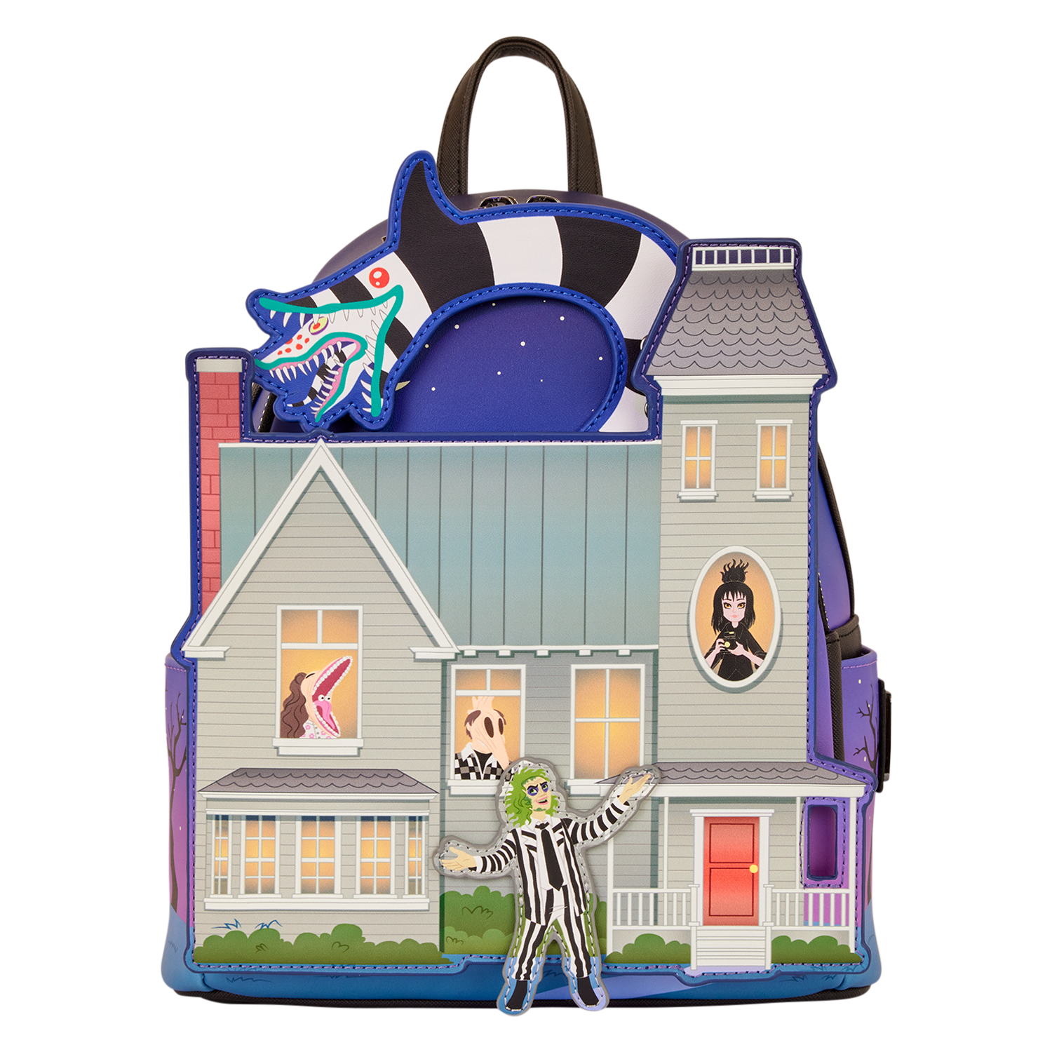 Beetlejuice Deetz House Glow Mini Backpack - Image 4