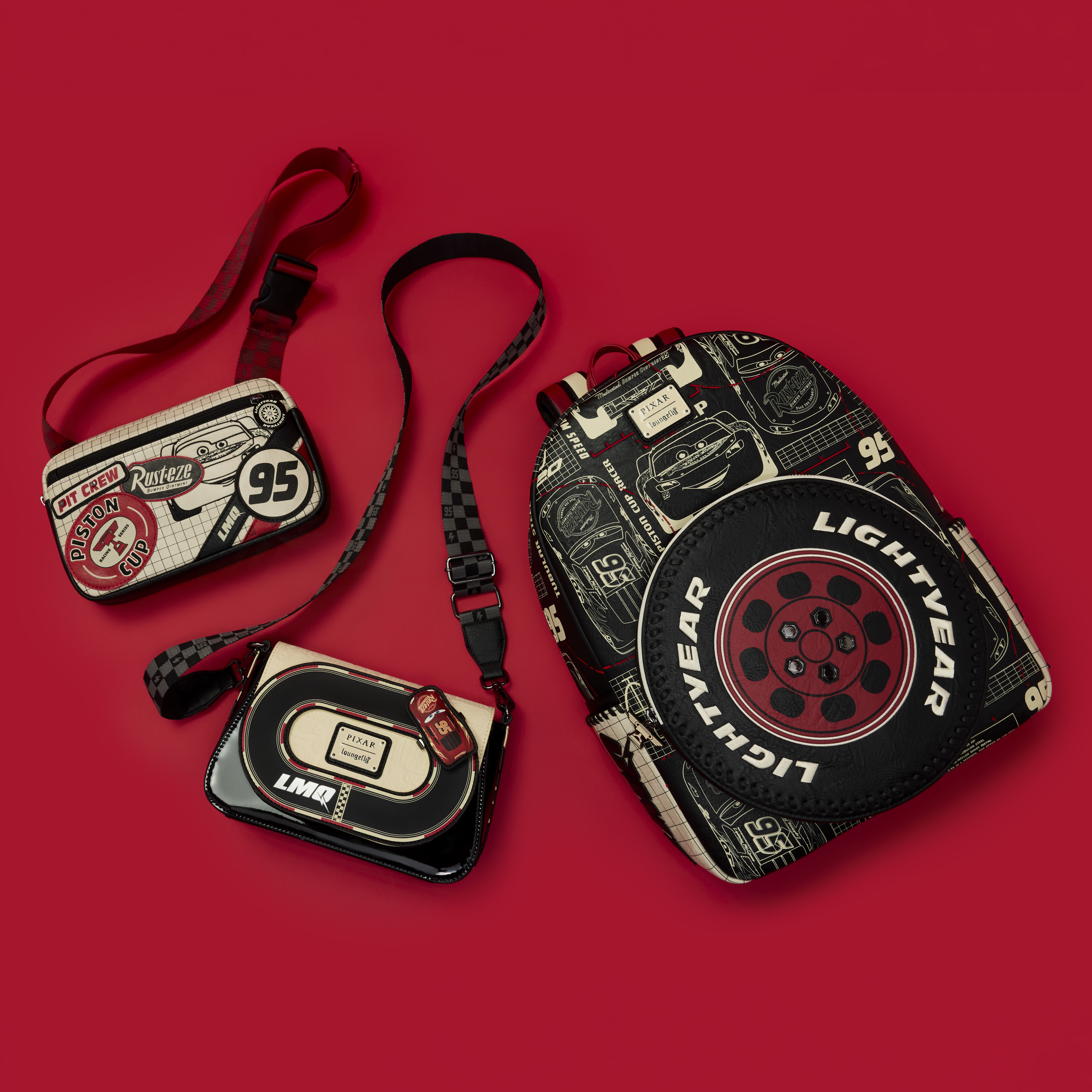 Cars Lightning McQueen Full-Size Backpack - Image 4