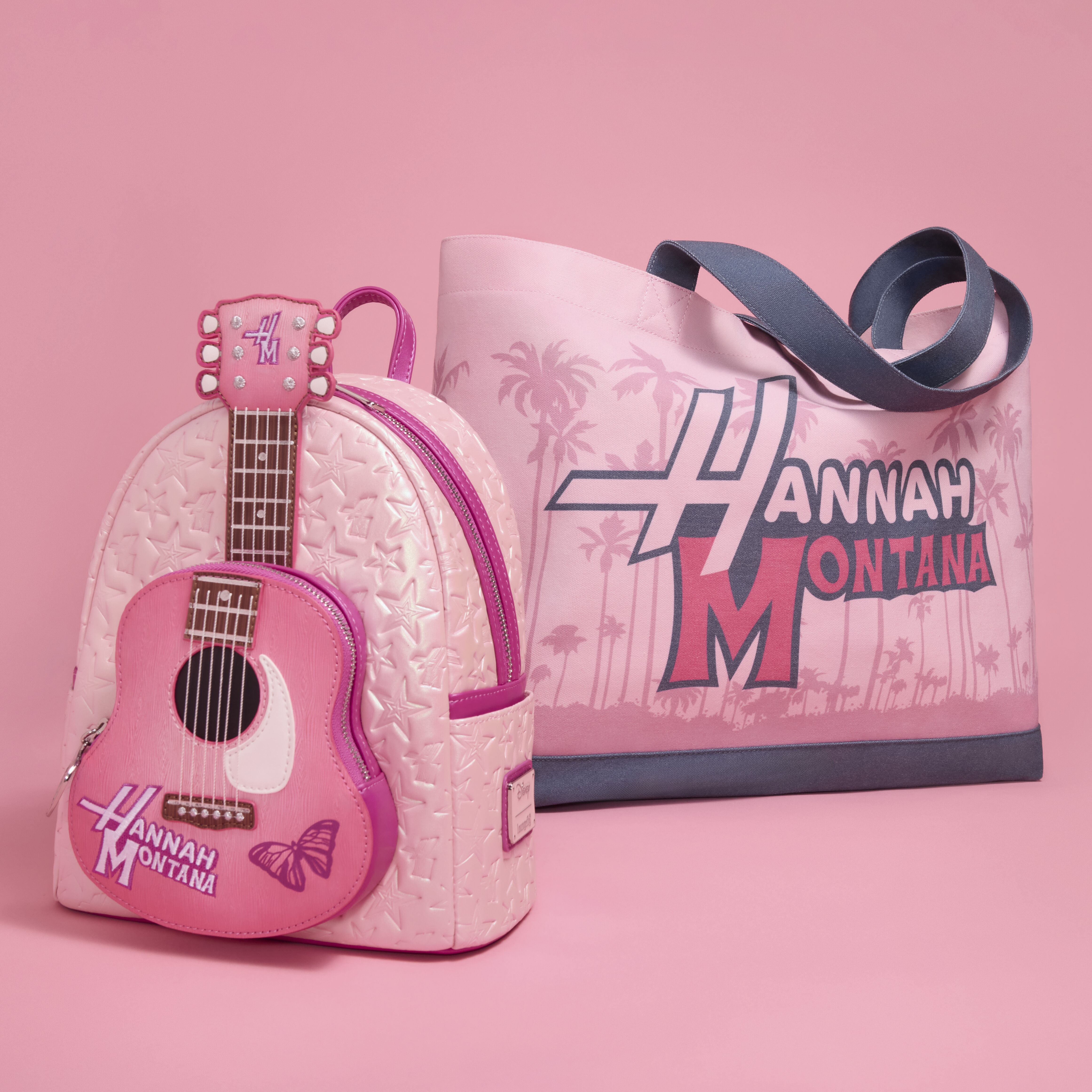 Hannah Montana Guitar Oversized Canvas Tote Bag - Image 3