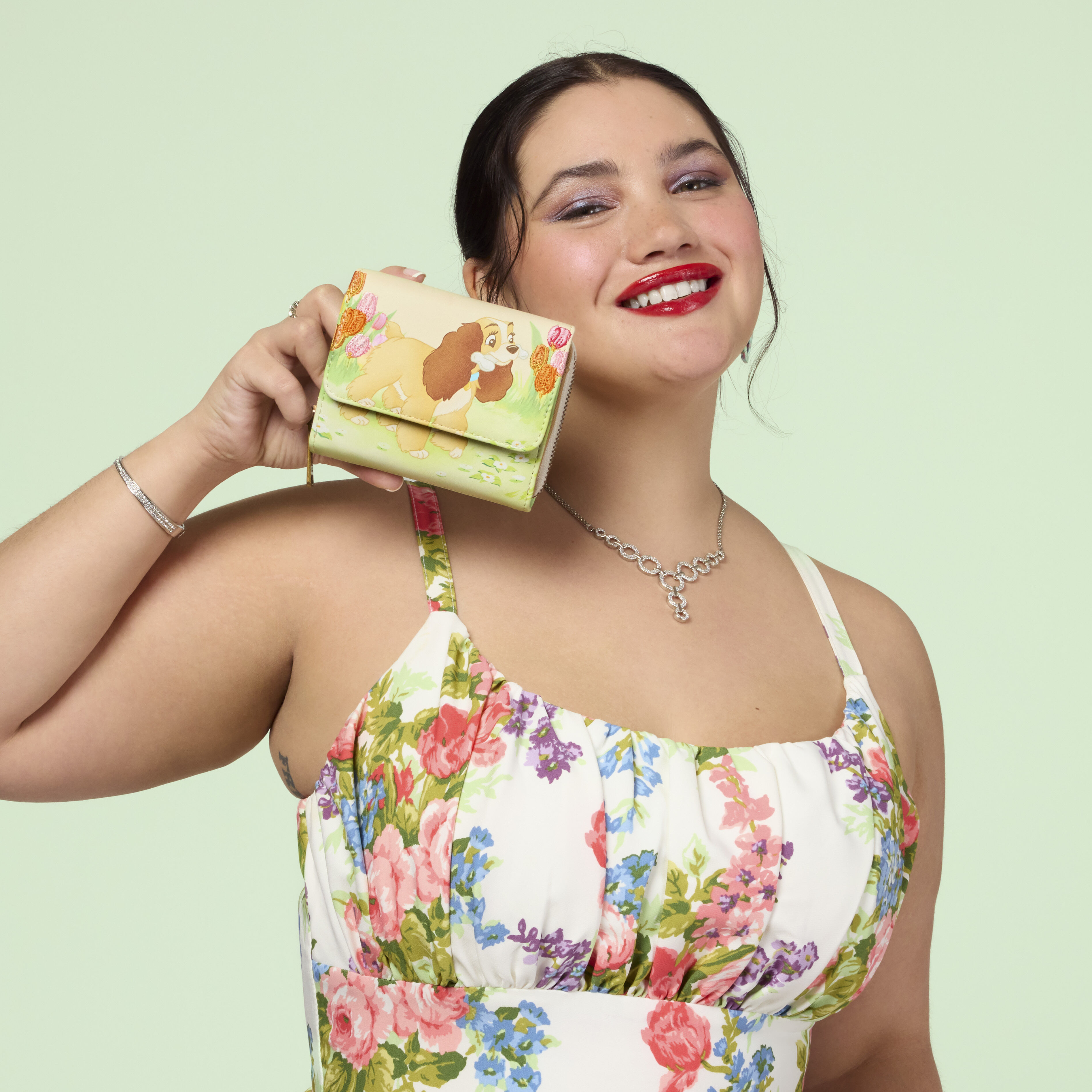 Lady and the Tramp Pastel Tulip Trifold Wallet - Image 2