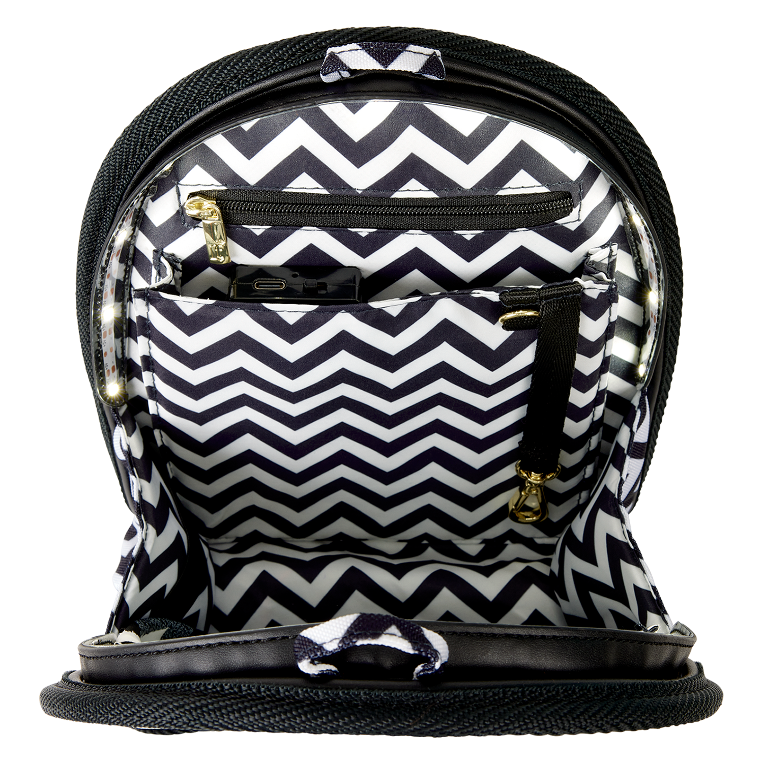 Loungefly Chevron Light-Up Mini Backpack Bag Organizer Insert - Image 4