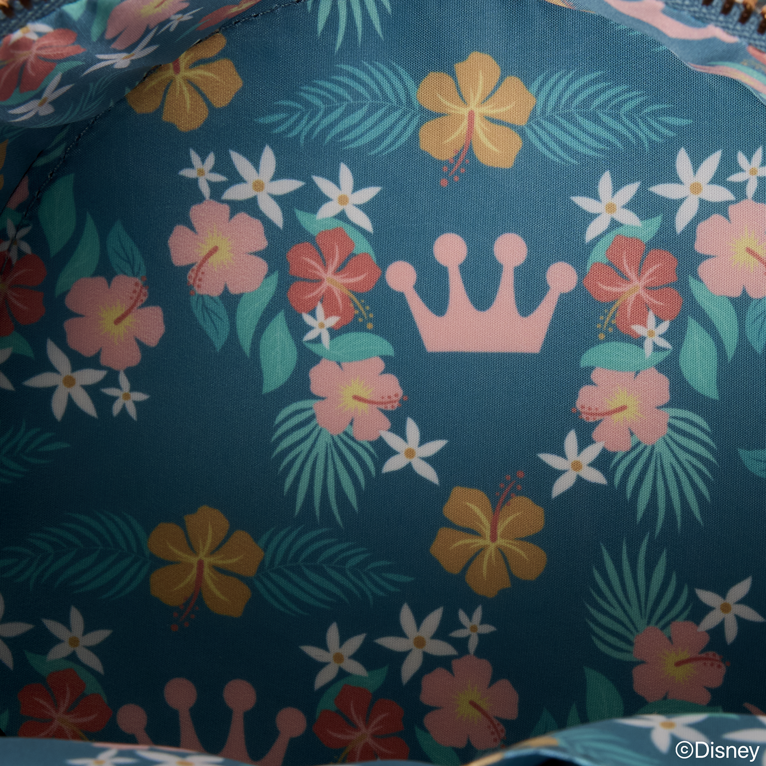 Loungefly Tropical Lemon Floral Convertible Mini Backpack & Crossbody Bag - Image 5