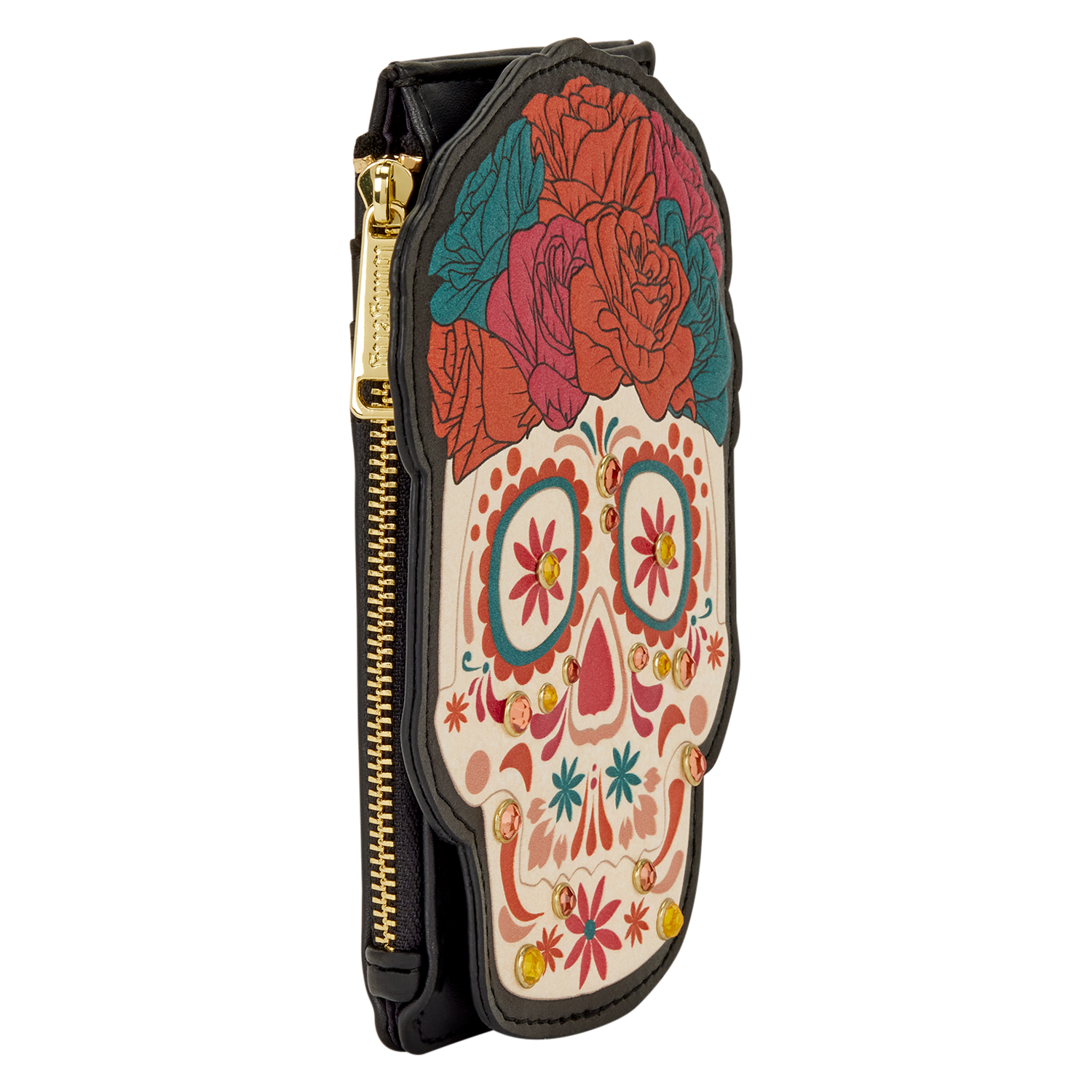 Loungefly Día de los Muertos Sugar Skull Large Card Holder - Image 3