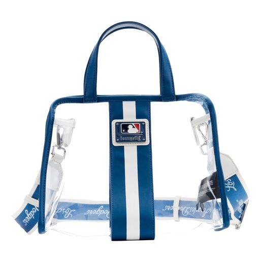 MLB LA Dodgers Clear Tote Crossbody Stadium Bag with Pouch - Image 5