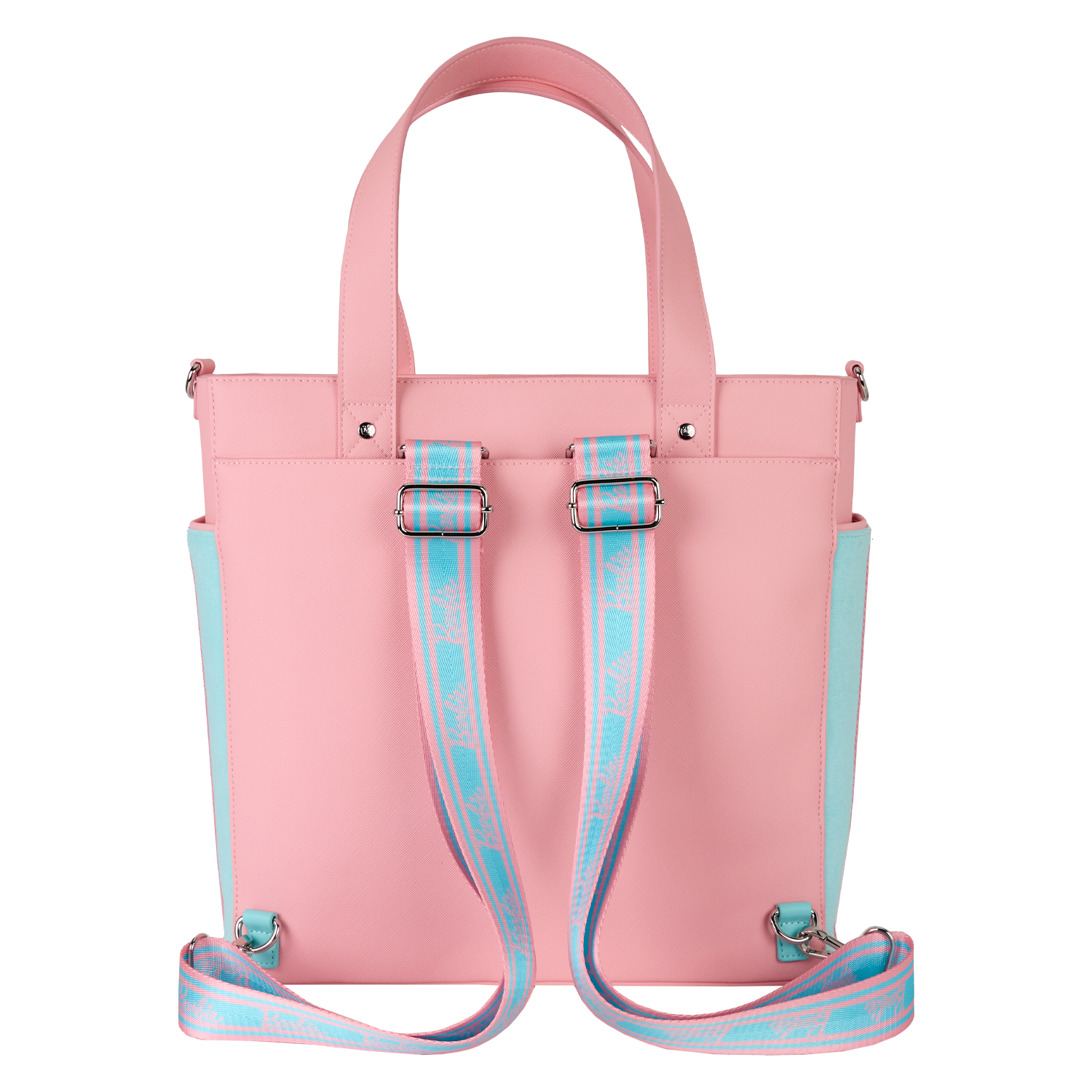 Classic Barbie Terry Cloth Convertible Backpack & Tote Crossbody Bag - Image 4