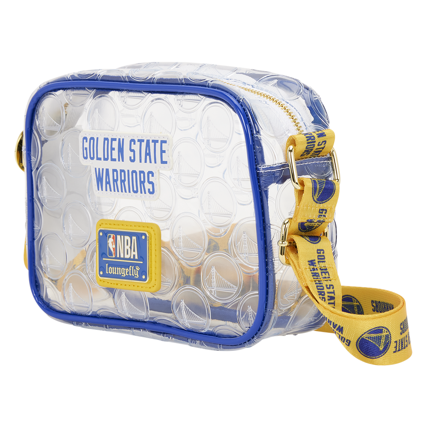 NBA Golden State Warriors Clear Crossbody Stadium Bag - Image 3