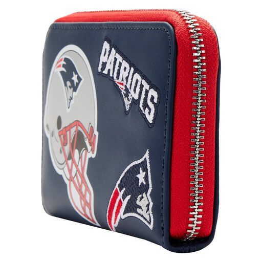 NFL New England Patriots Patches Zip Around Wallet - Image 2