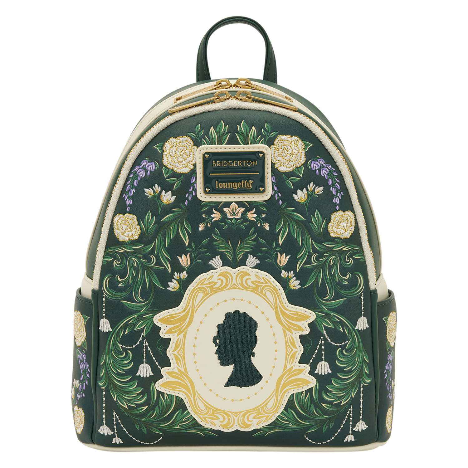 Bridgerton Silhouette Floral Mini Backpack