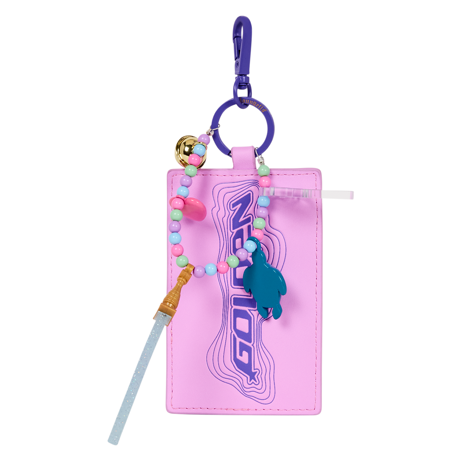 KPop Demon Hunters HUNTR/X Mini Backpack with Photo Card Charm - Image 7