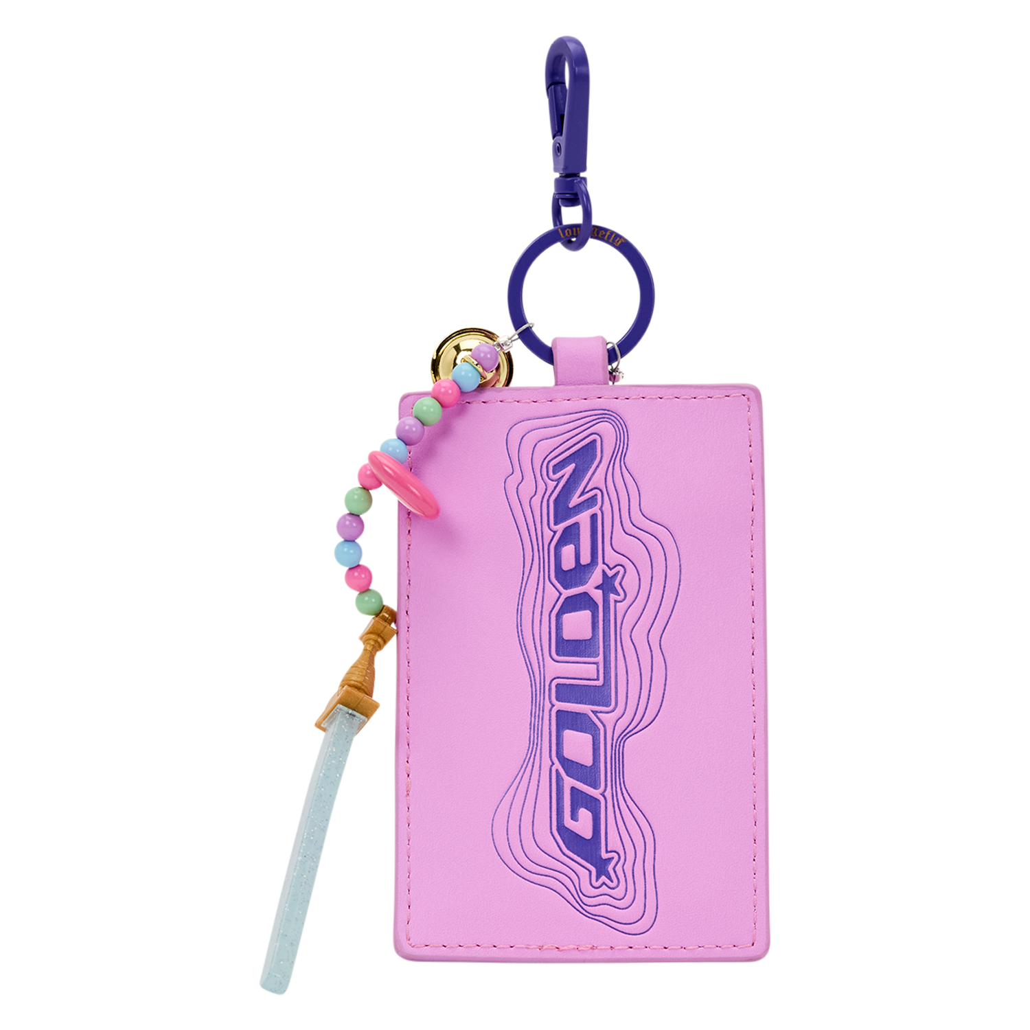 KPop Demon Hunters HUNTR/X Mini Backpack with Photo Card Charm - Image 8