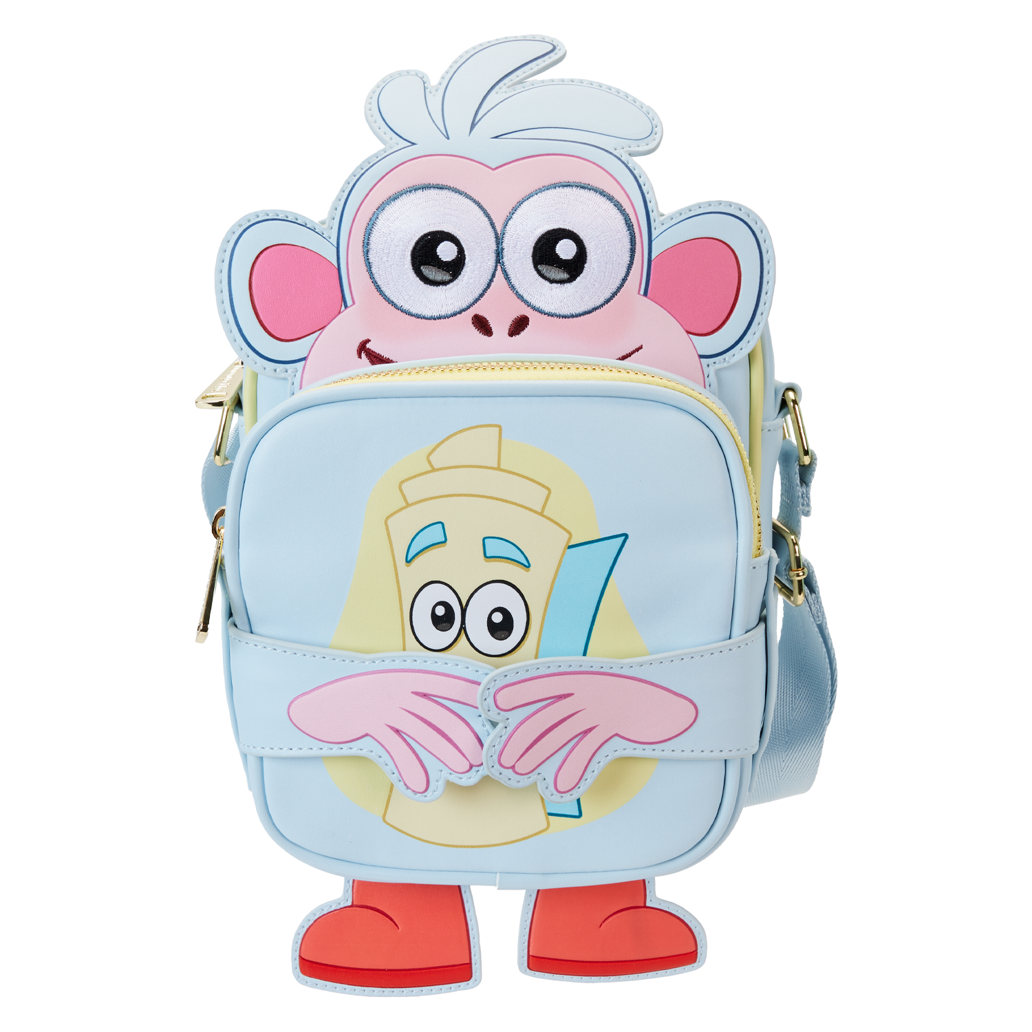 Dora the Explorer Boots Crossbuddies Cosplay Crossbody Bag with Coin Bag