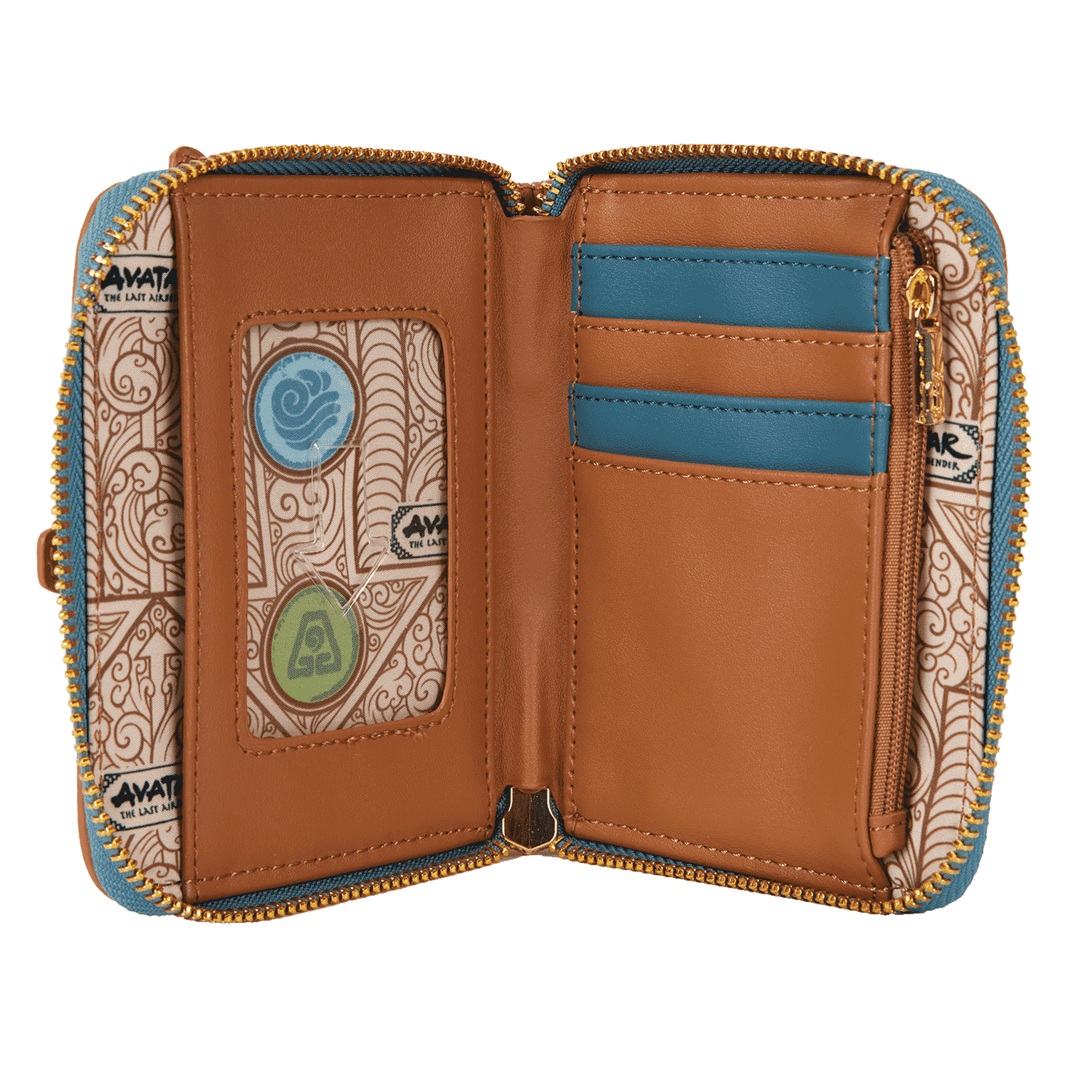 Avatar: The Last Airbender Aang Glider Staff Zip Around Wallet - Image 7