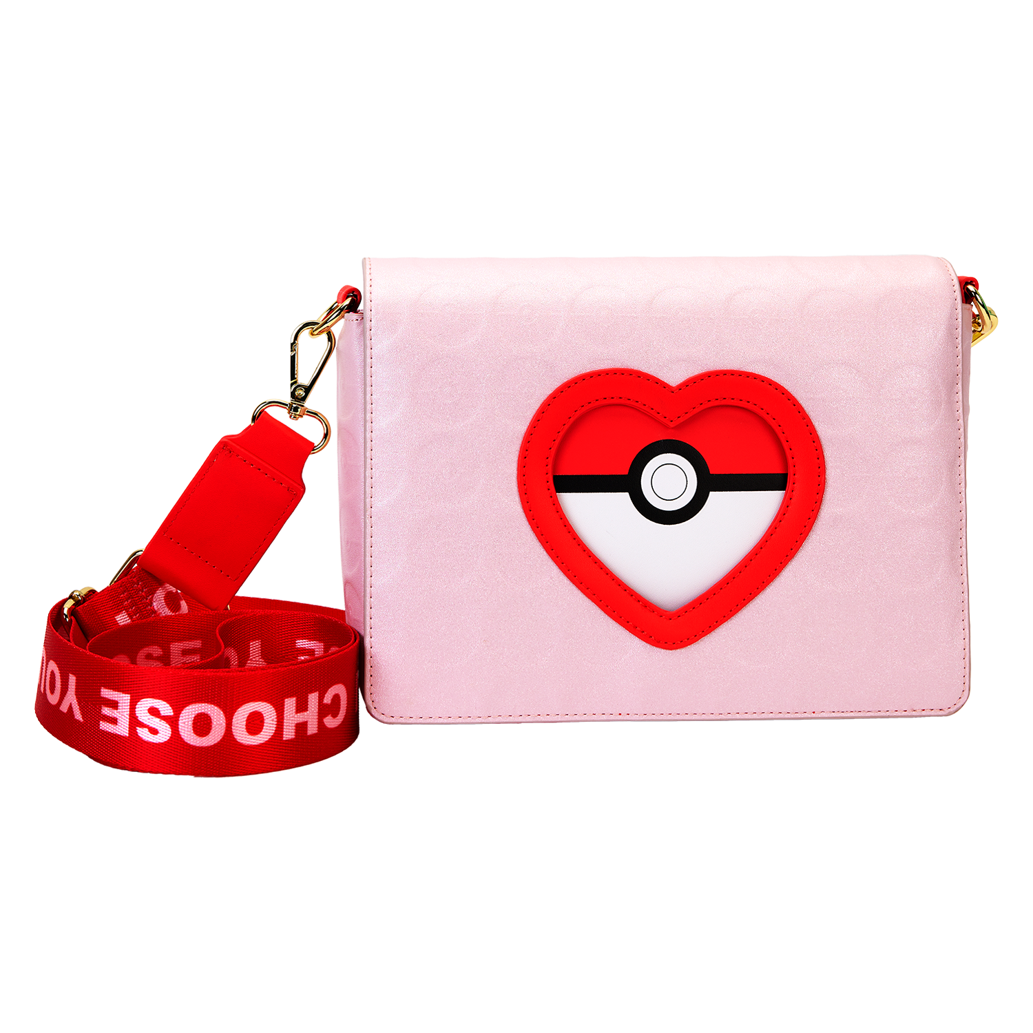 Pokémon Exclusive I Choose You Hearts Crossbody Bag
