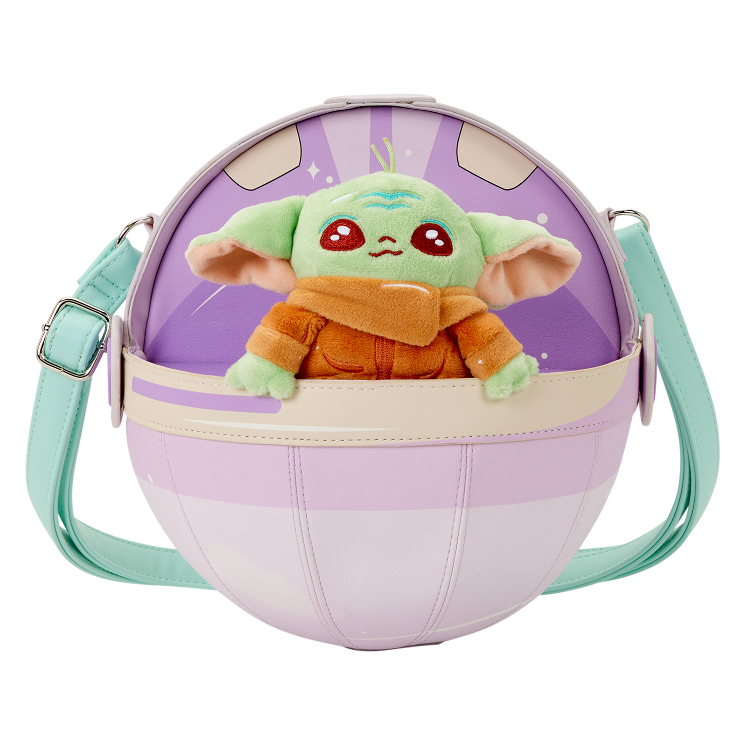 The Mandalorian Grogu Figural Pod Plush Crossbody Bag