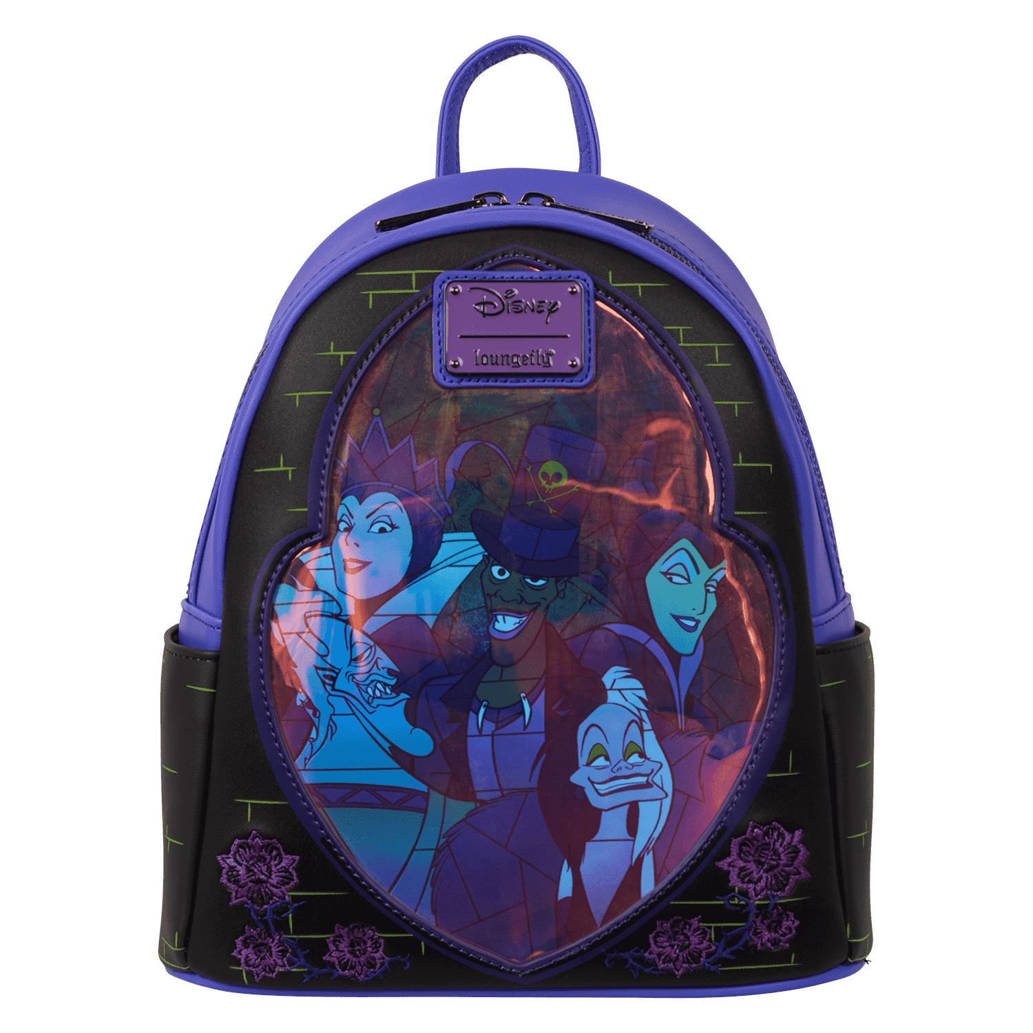 Disney Villains Exclusive Stained Glass Glow Mini Backpack