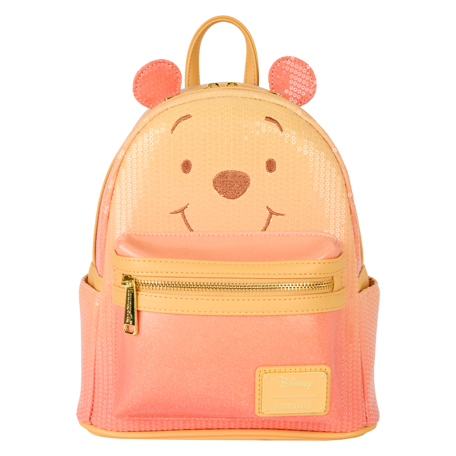 Winnie the Pooh Cosplay Sequin & Glitter Mini Backpack