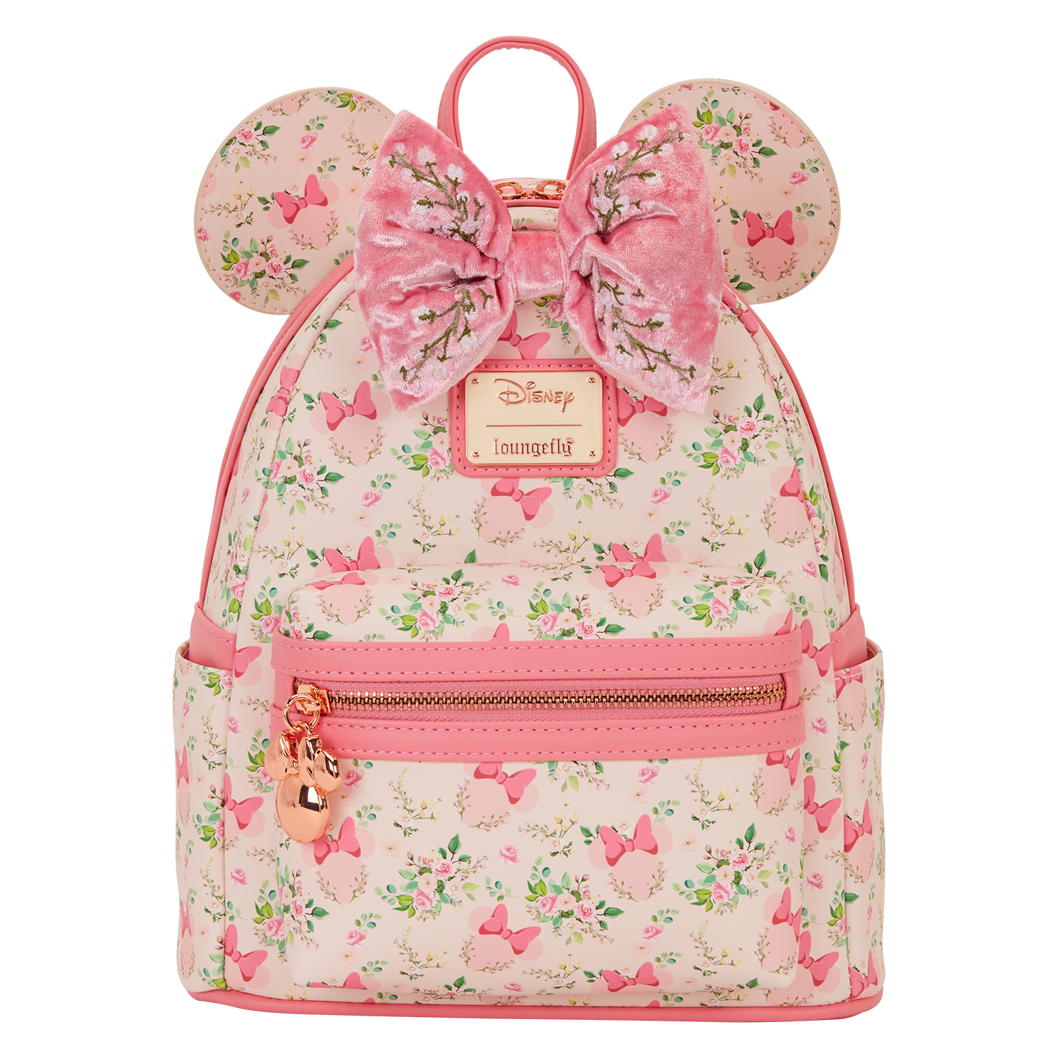 Minnie Mouse Floral All-Over Print Mini Backpack