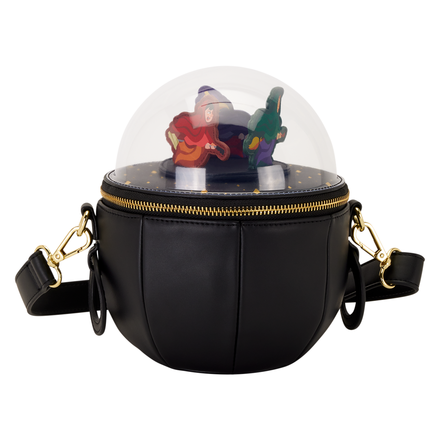 Hocus Pocus Sanderson Sisters Flying Dome Figural Crossbody Bag