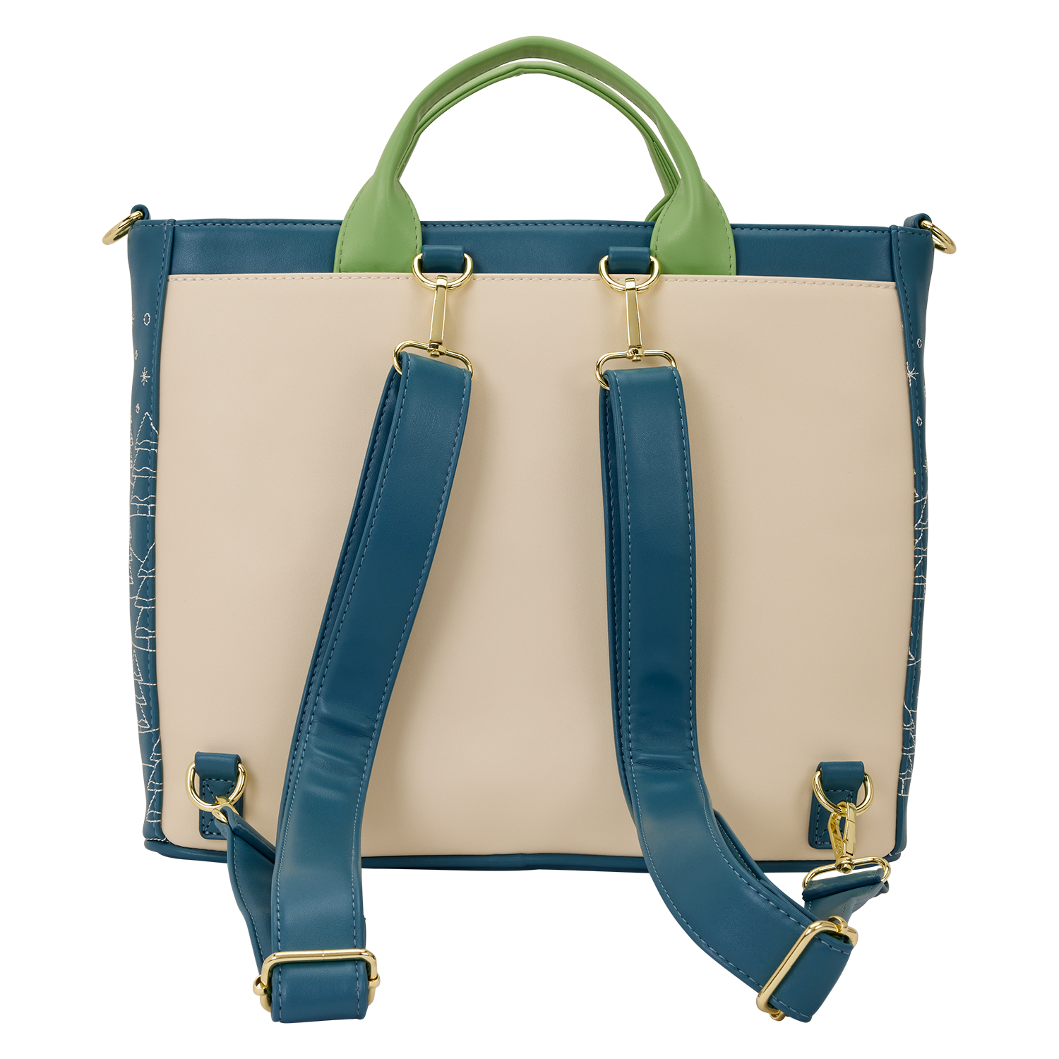 Mickey & Friends Holiday Convertible Backpack & Tote Crossbody Bag - Image 5