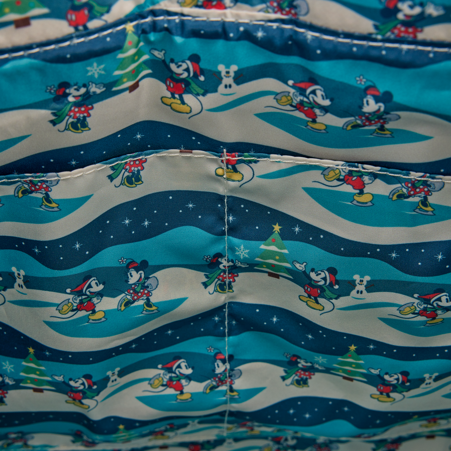 Mickey & Friends Holiday Convertible Backpack & Tote Crossbody Bag - Image 6