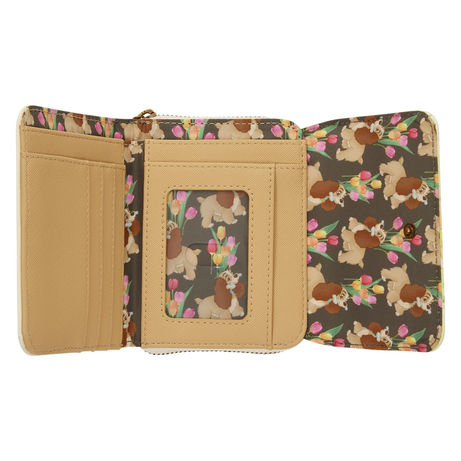 Lady and the Tramp Pastel Tulip Trifold Wallet - Image 5
